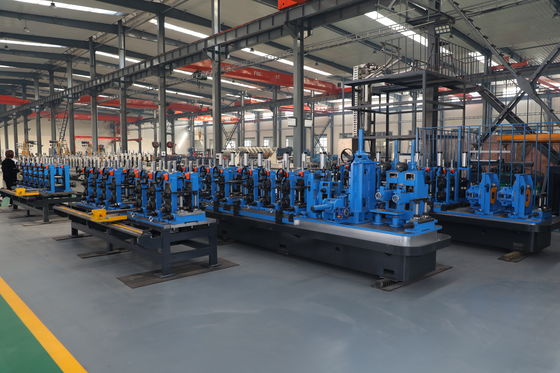 Máy làm ống thép dải cán nguội có hoàn thiện trực tuyến | Giải pháp sản xuất ống hiệu suất cao Φ12,7–165mm