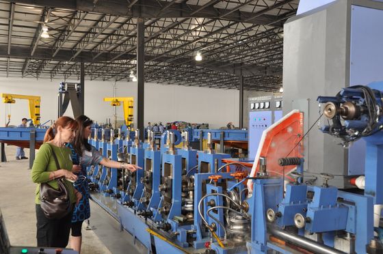 Máy tạo hình ống hợp kim thấp 20×20mm–150×150mm để sản xuất ống vuông tốc độ lên tới 100 m/phút