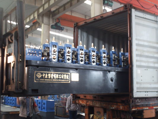 Máy chế tạo ống thép ASTM A53 với máy mở cuộn hạng nặng cho thép cán nóng 2,0 mm 6,0 mm