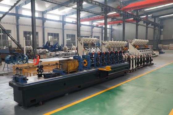 Máy làm ống thép mạ kẽm hàn tần số cao dùng cho sản xuất ống xây dựng và công nghiệp