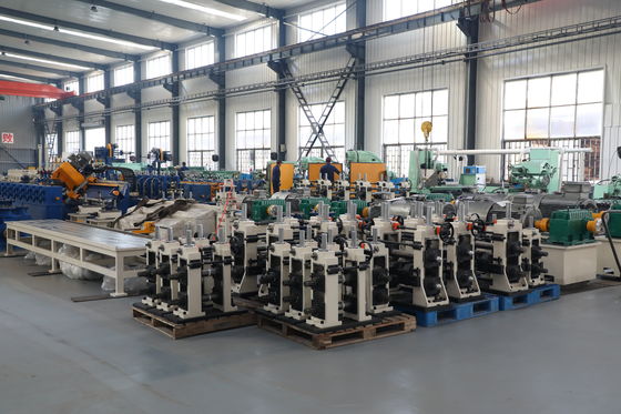 Máy nghiền ống hàn ZY20 HF Ống thép tròn φ10-26mm Đường dây trạng thái rắn 0,4-1,5mm 100kW