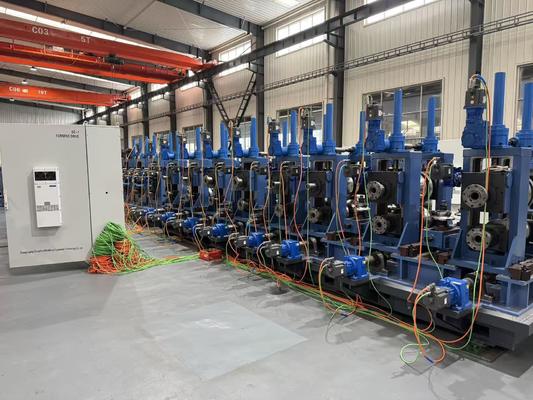 Máy chế tạo ống thép ASTM A53 với máy mở cuộn hạng nặng cho thép cán nóng 2,0 mm 6,0 mm
