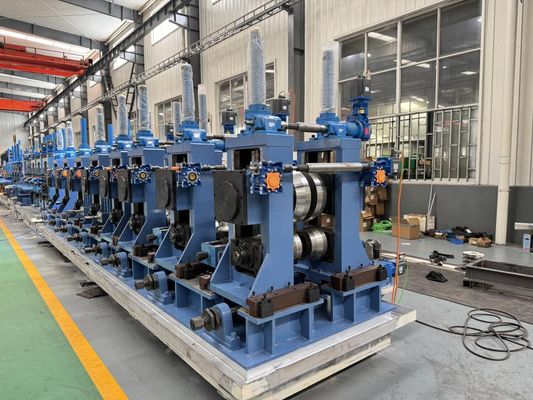 ZY20 Furniture Tube Mill Machine φ10-26mm Small Diameter Steel Pipe 0.4-1.5mm 90m/min HF Welding Line