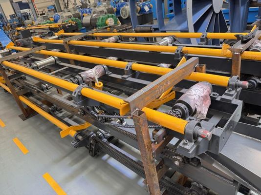 Máy chế tạo ống thép ASTM A53 với máy mở cuộn hạng nặng cho thép cán nóng 2,0 mm 6,0 mm
